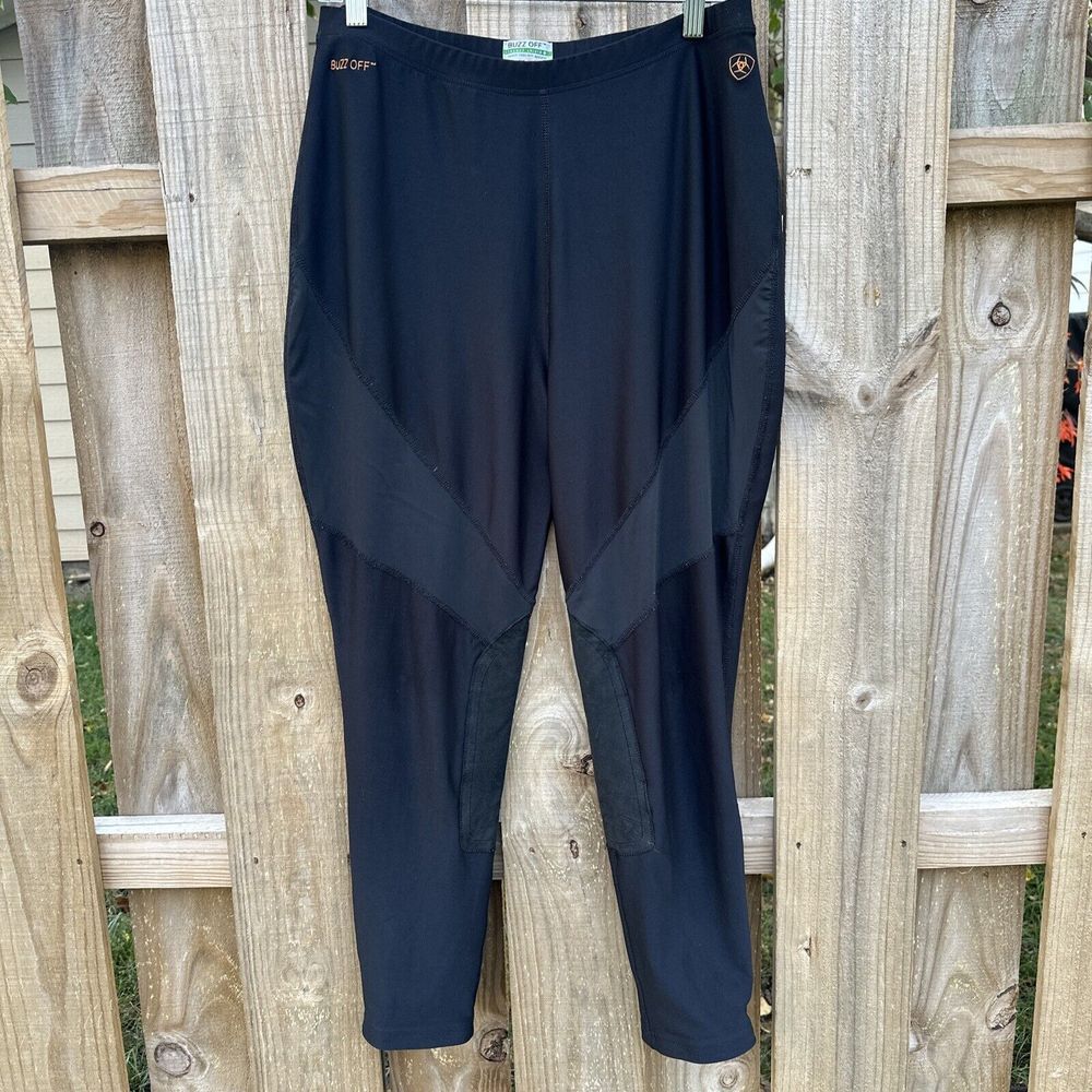 Buzz Off Insect Shield From Ariat‎ Black Leggings Missing Size Tag Equestrian